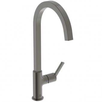 Maišytuvas plautuvei Ideal Standard Gusto Square, spalva - Magnetic Grey 